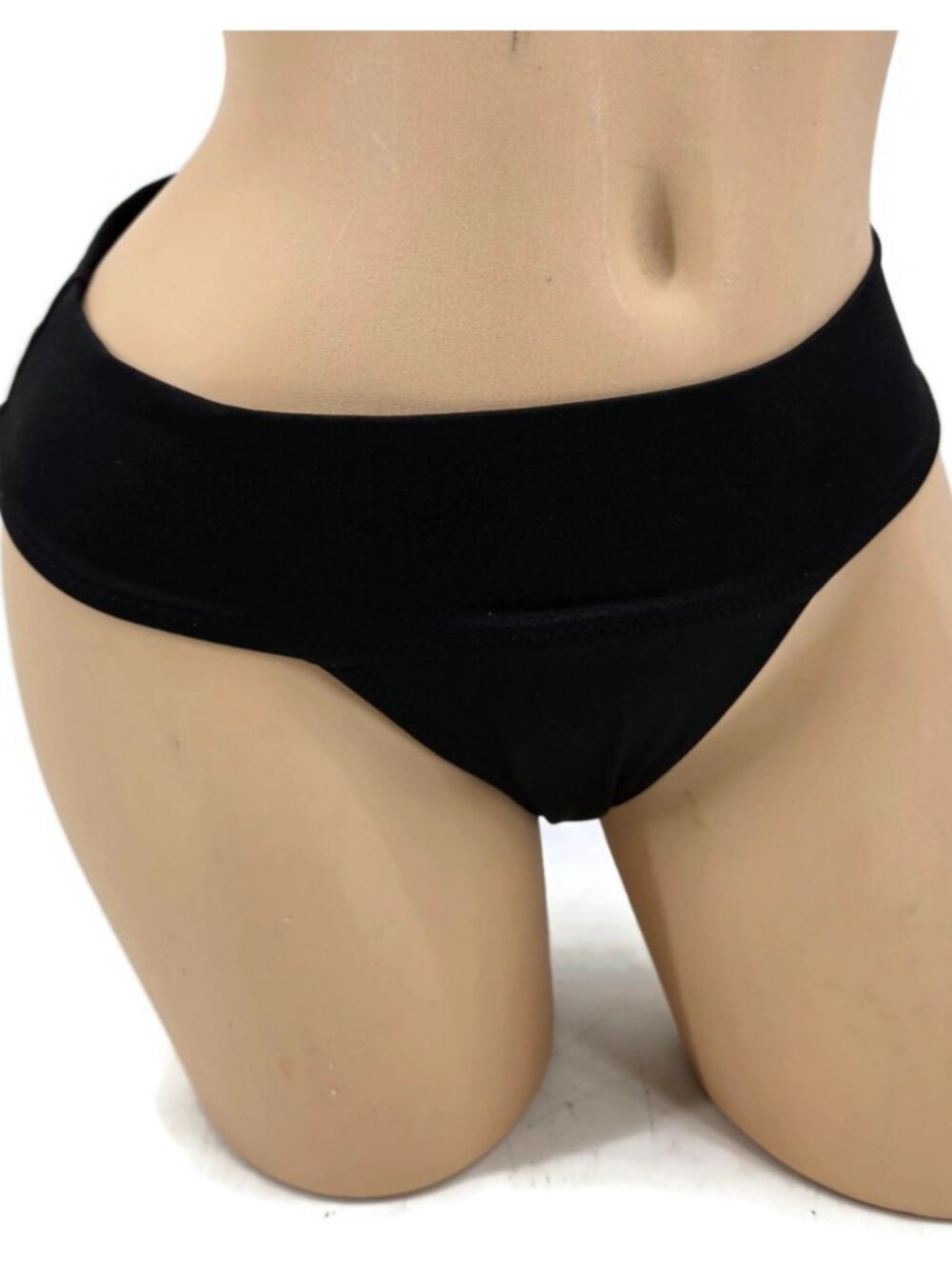 New Laguna Beach Jean Co Black Bikini Bottoms Womens S Hipster Y2K